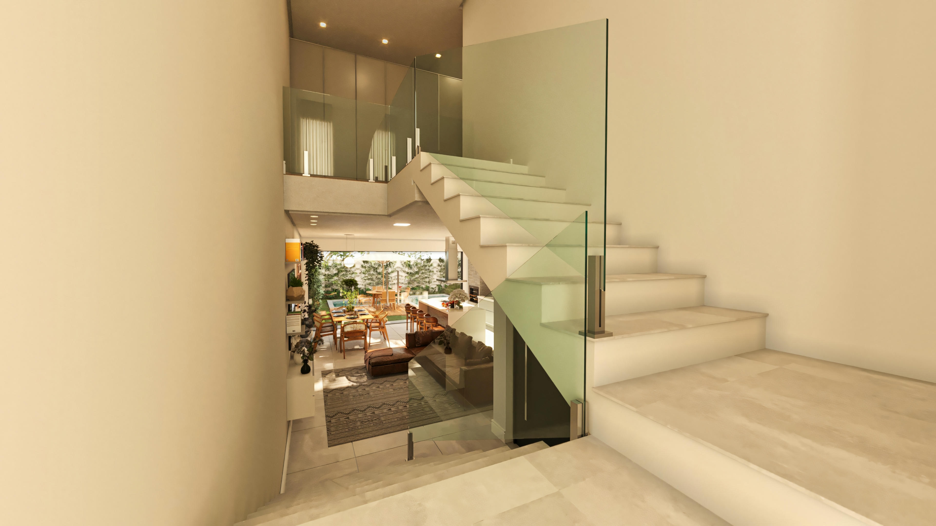 Escalera residencial proyecto ArchShop.