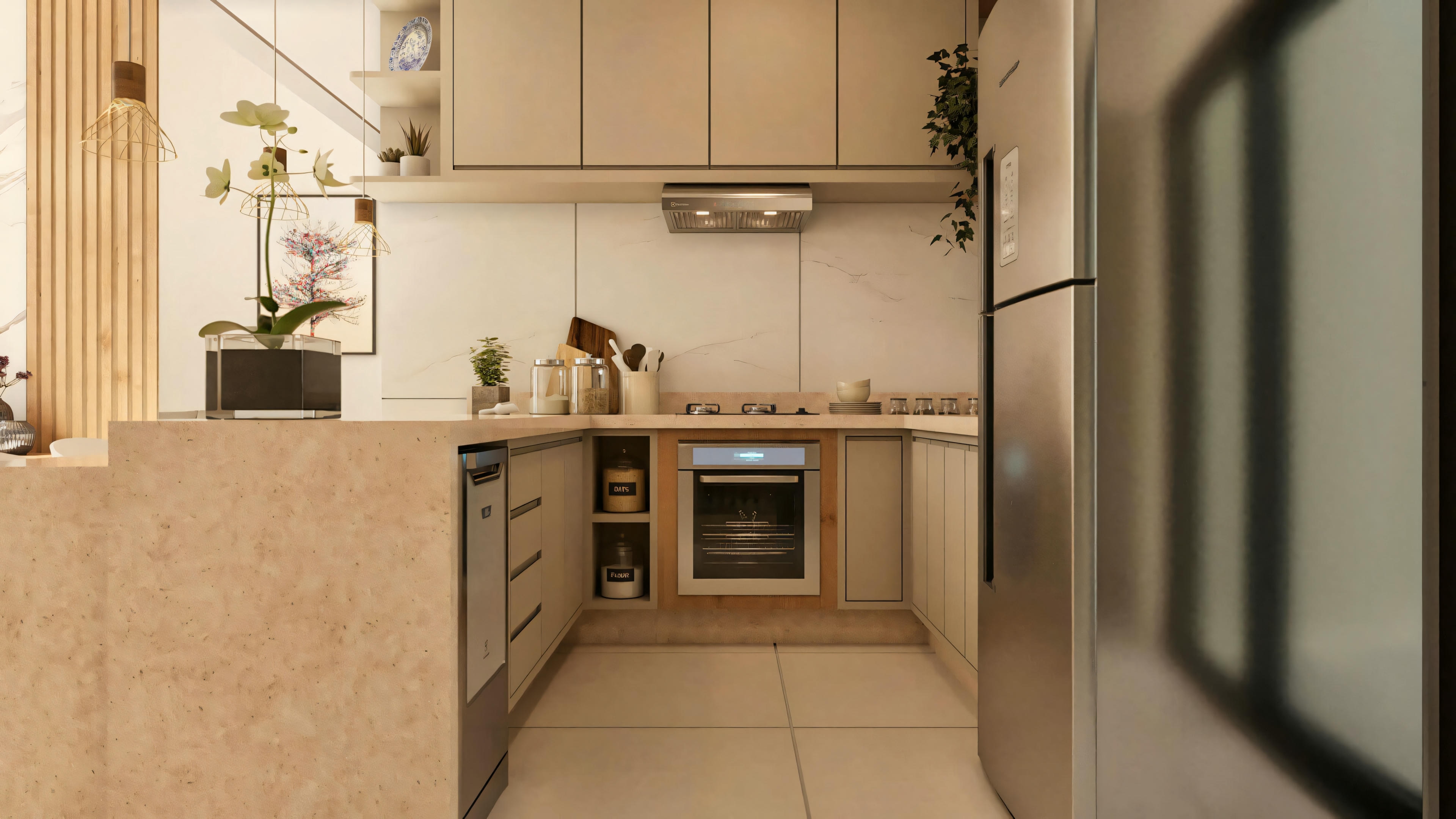 kitchen for small house.