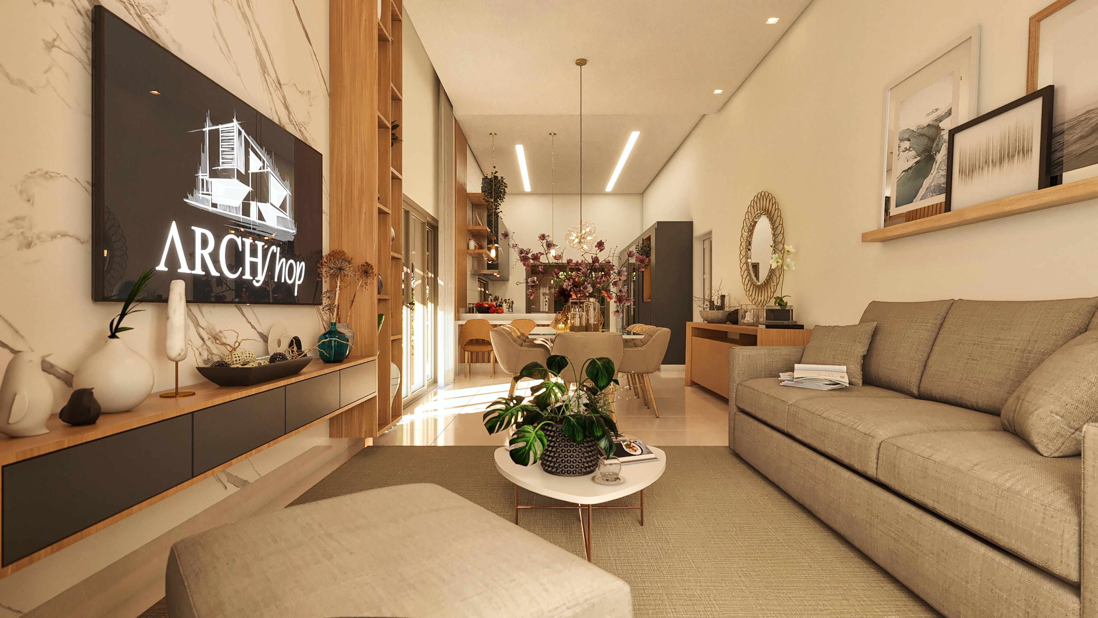 Living room.