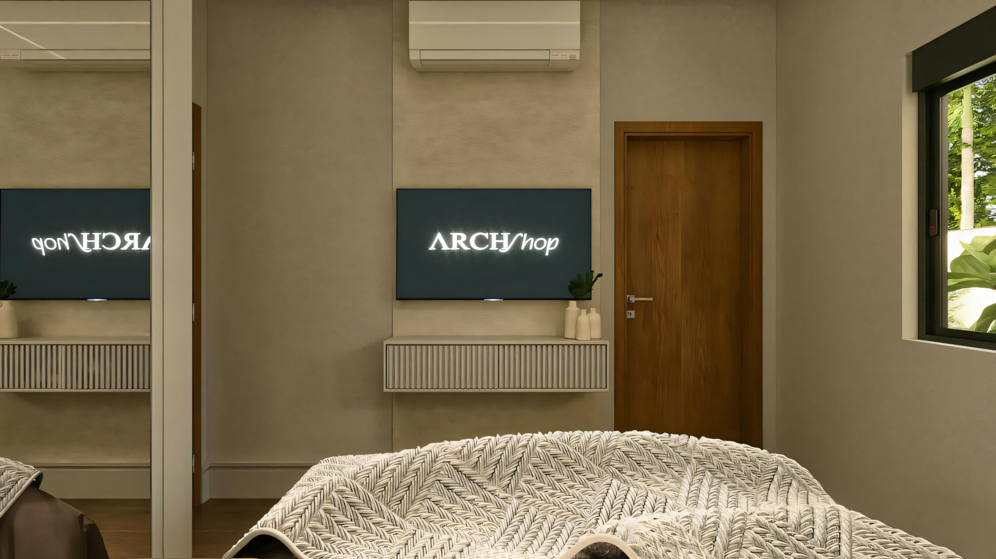 Painel de tv.