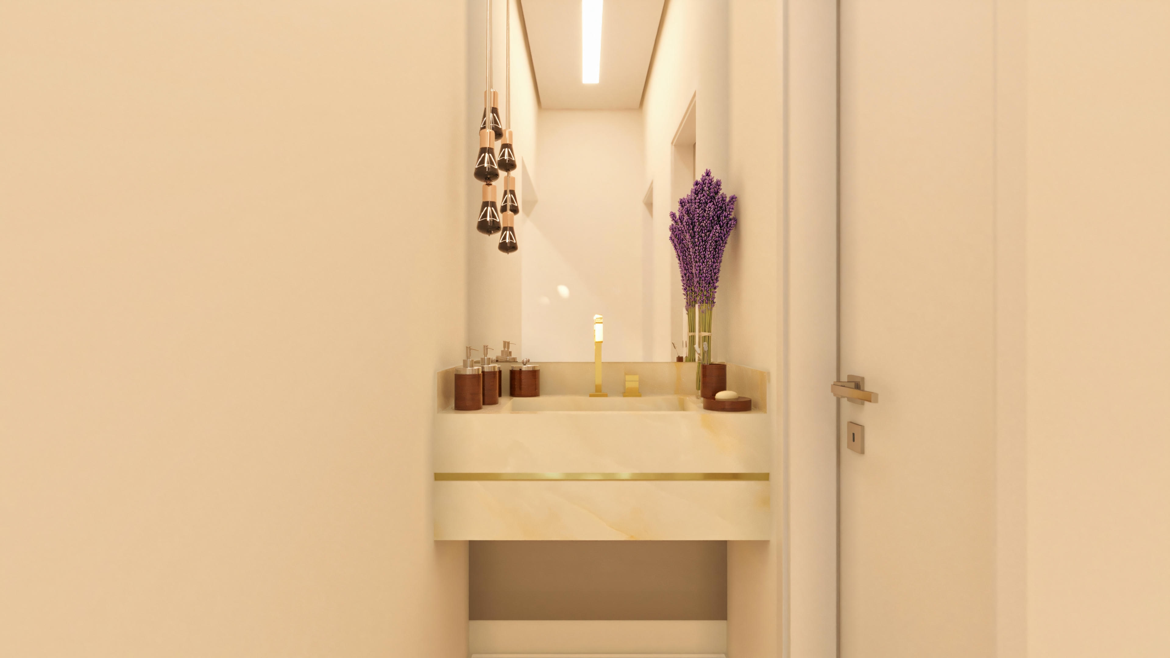 Powder room project.