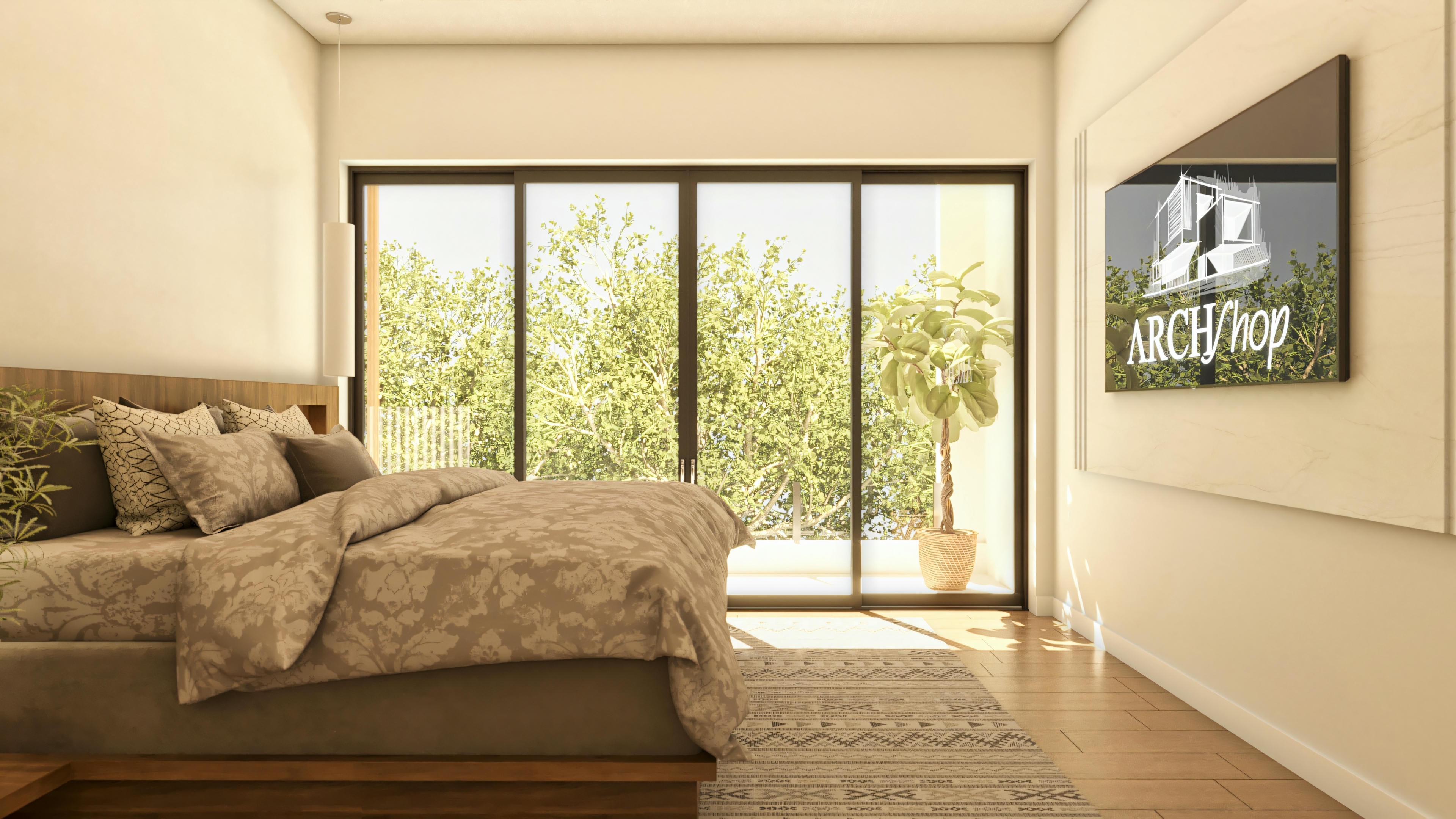 Suite with balcony.