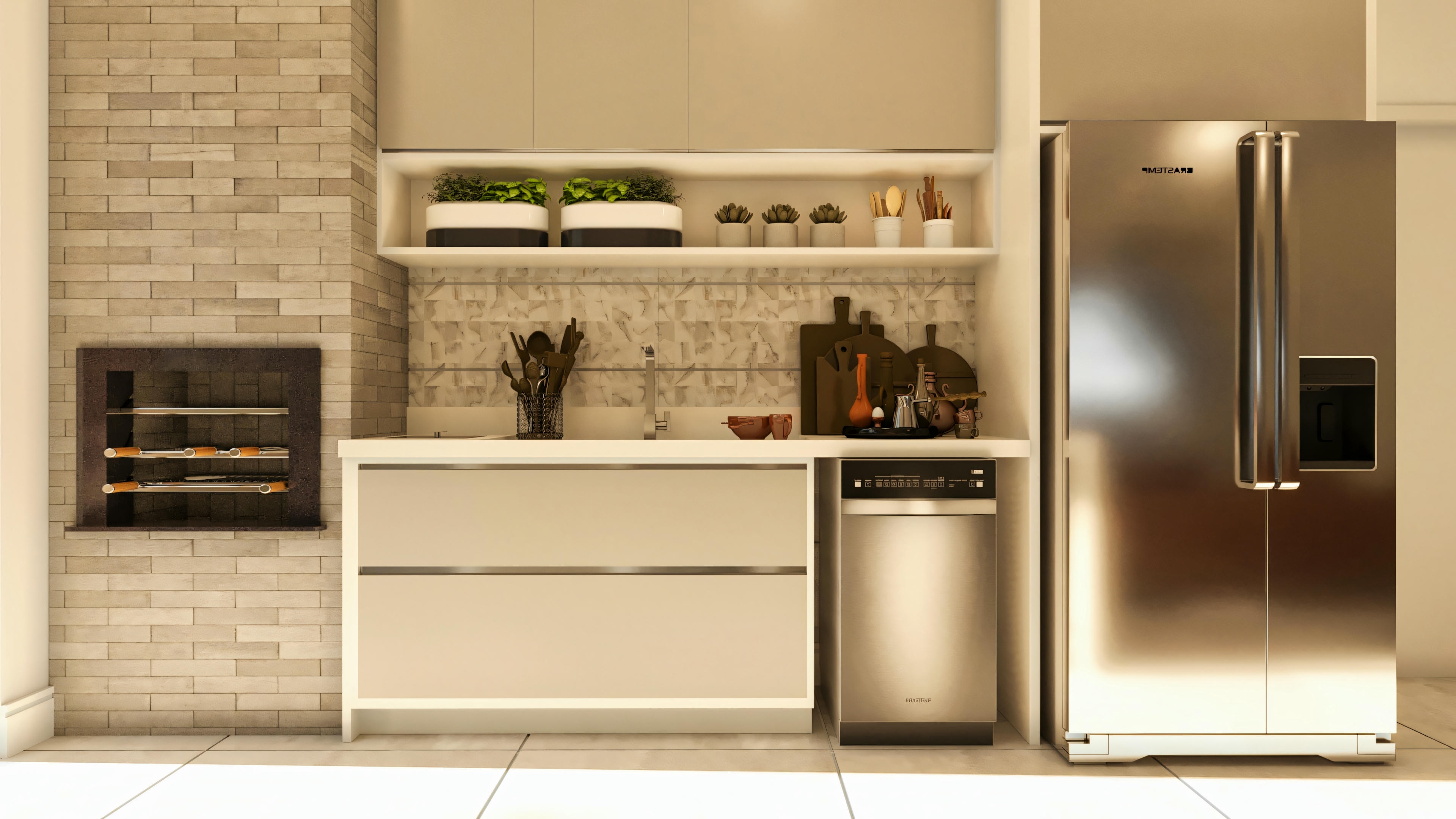 Gourmet Kitchen.