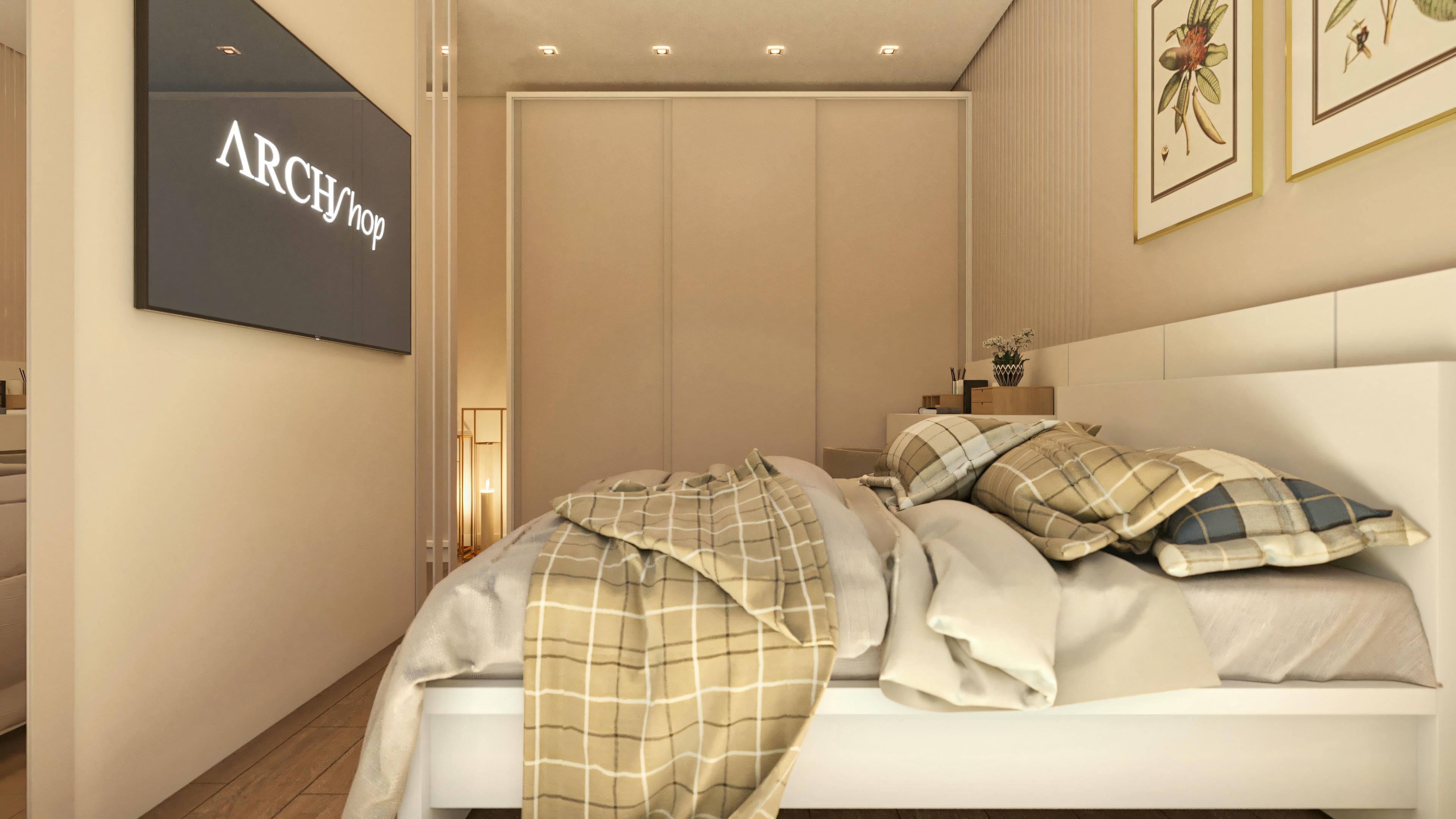 Furnished suite.