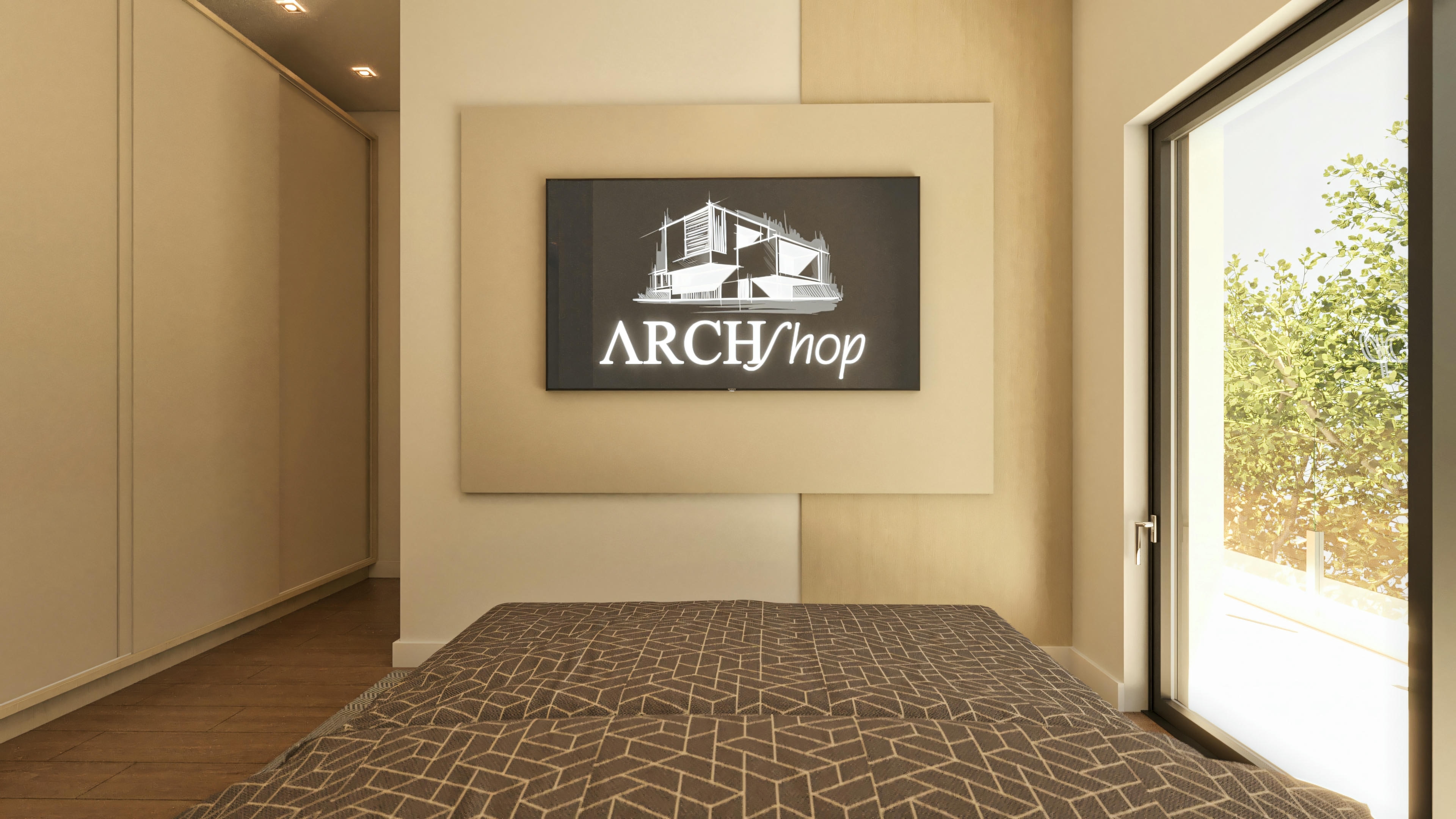 Suite with TV.