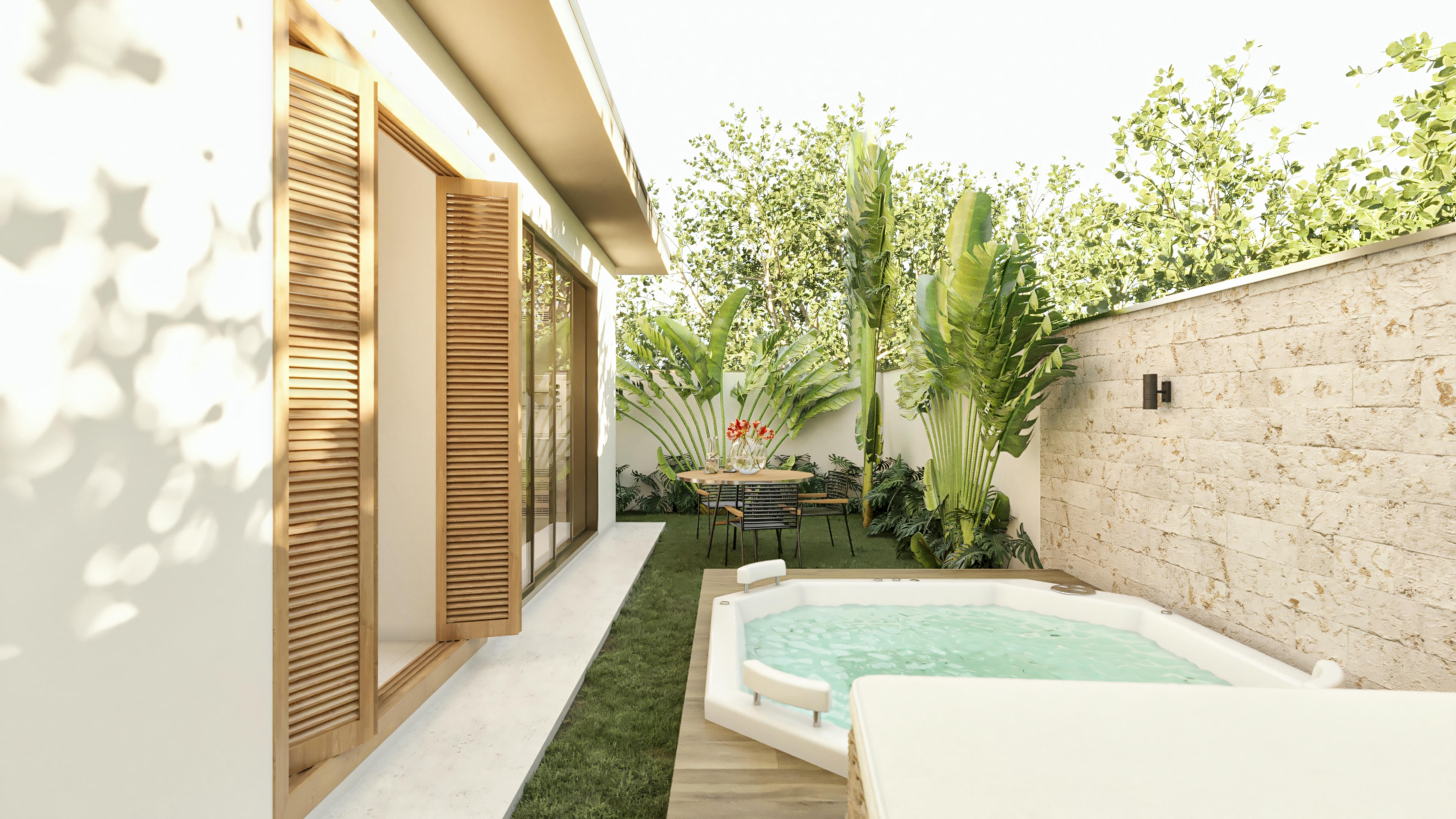 House project with Spa.