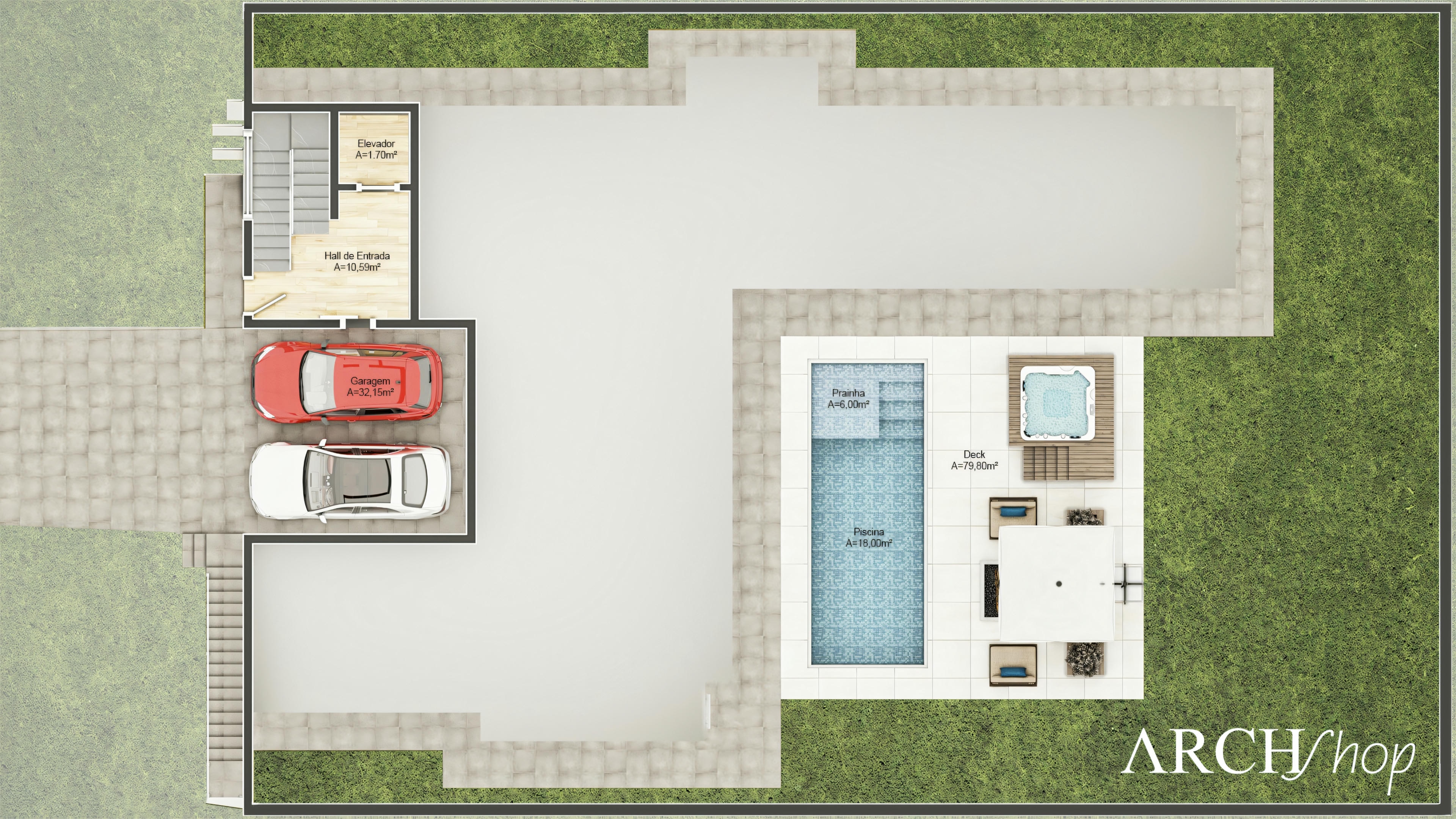 3-suite house 25x40.