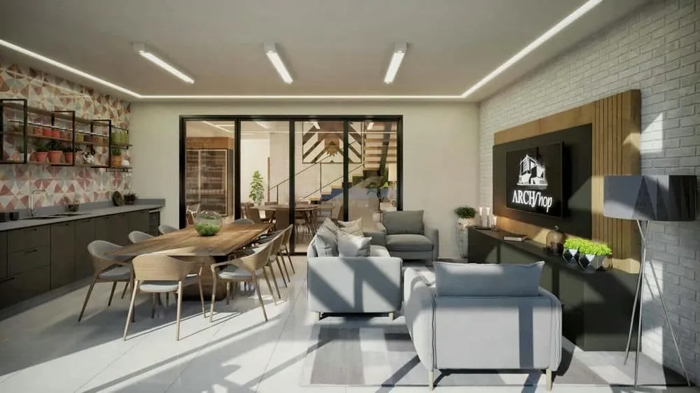 Área gourmet en ambiente compacto y funcional, con diseño que optimiza el espacio y la convivencia.