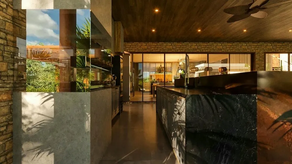 Área gourmet completa com design sofisticado e acabamentos de luxo, ideal para quem busca requinte.