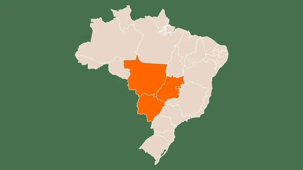Construção vernacular no Centro-Oeste do Brasil, com uso de adobe ou taipa de pilão.