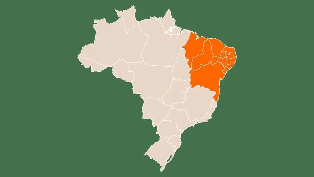 Construções em taipa ou adobe na região Nordeste do Brasil.