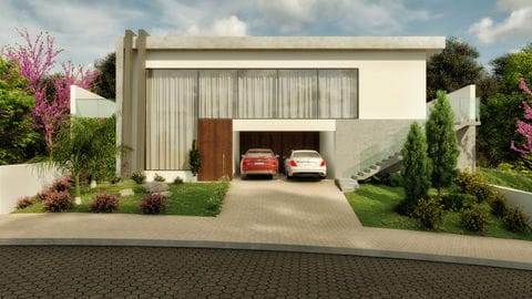 Casa con 3 suites piscina y cocina gourmet.