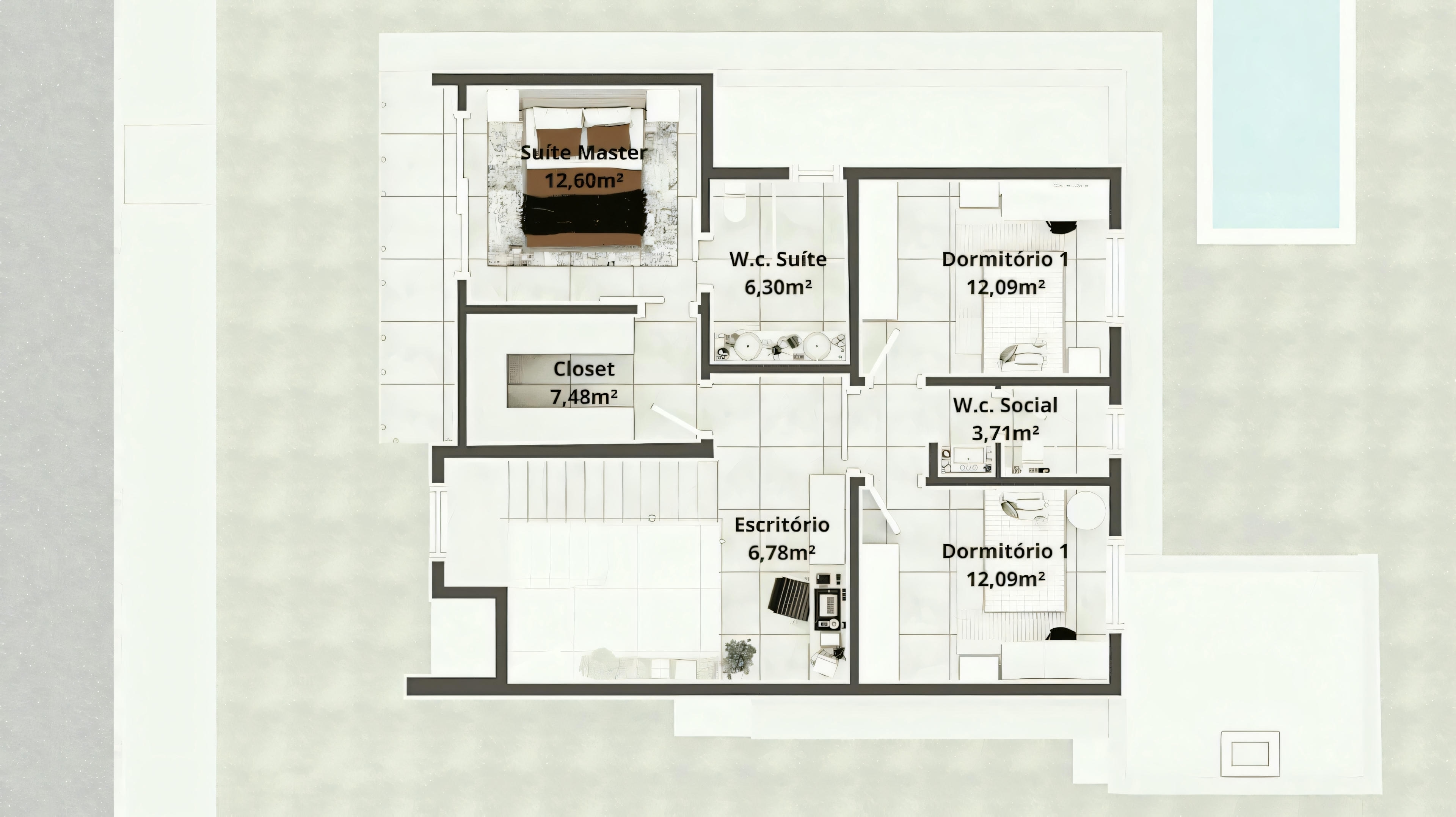 Casa moderna 13x18.