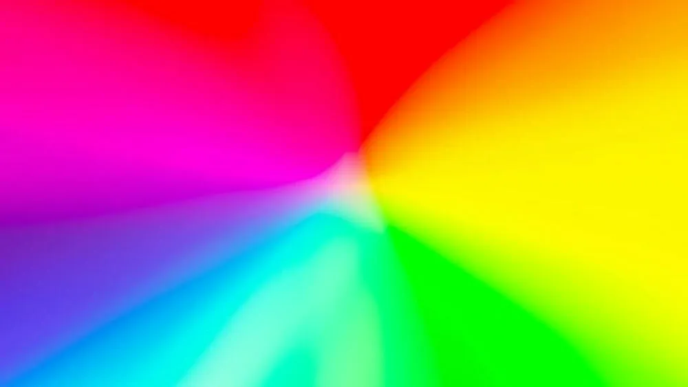 Uma paleta de cores diversas, organizadas em uma grade, ilustrando a vasta gama de tonalidades e a complexidade das cores.