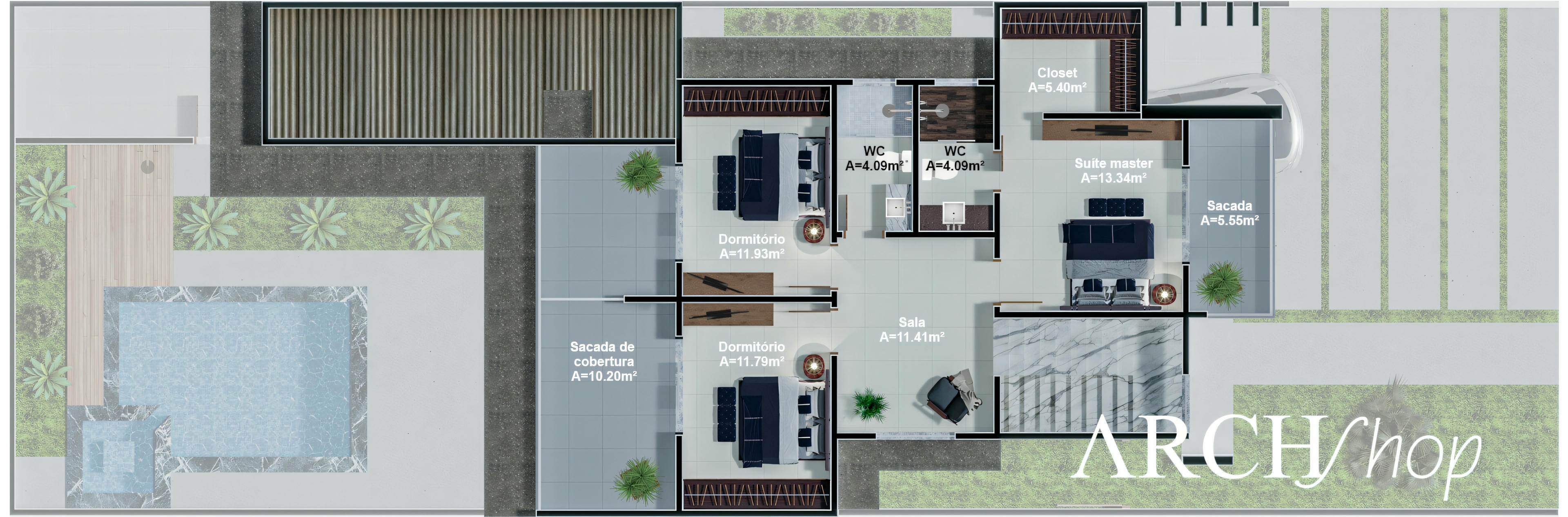 Floor plan 10x30.