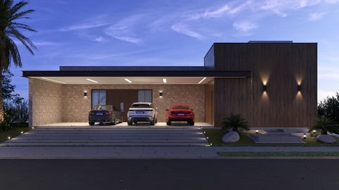 High-standard 4-bedroom house plan.