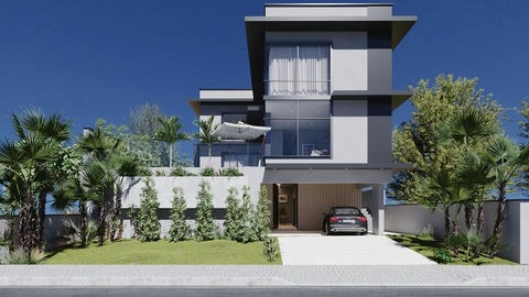 High-standard house project with 4 suites.