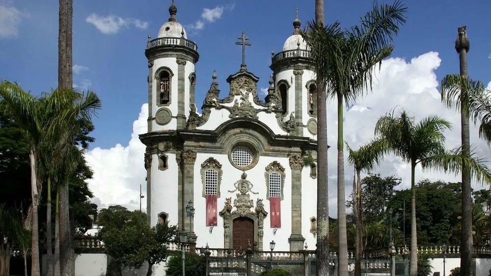 Igreja de São Francisco de Assis em São João del-Rei, obra-prima do barroco brasileiro.