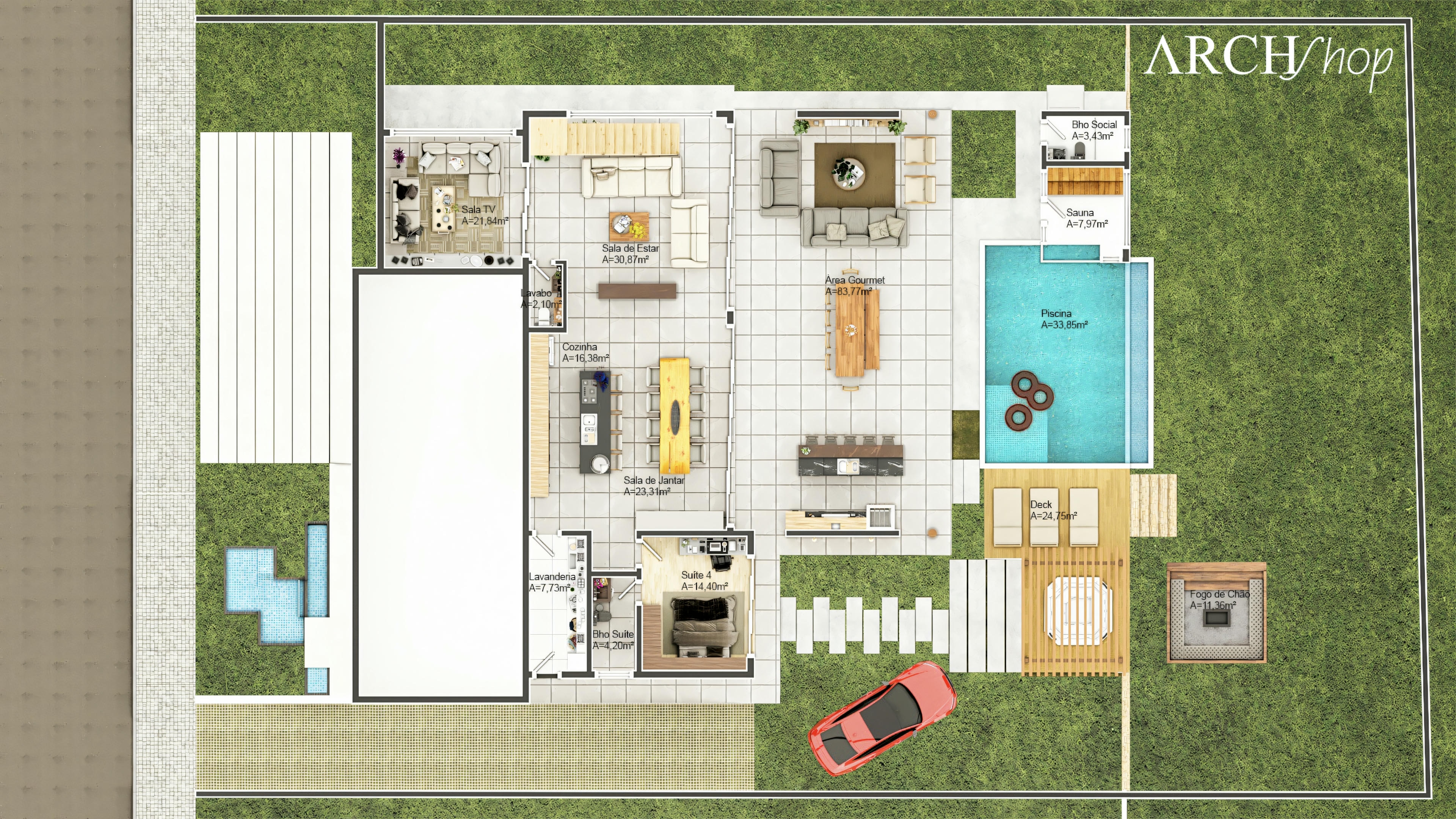 Luxury house 25x40.
