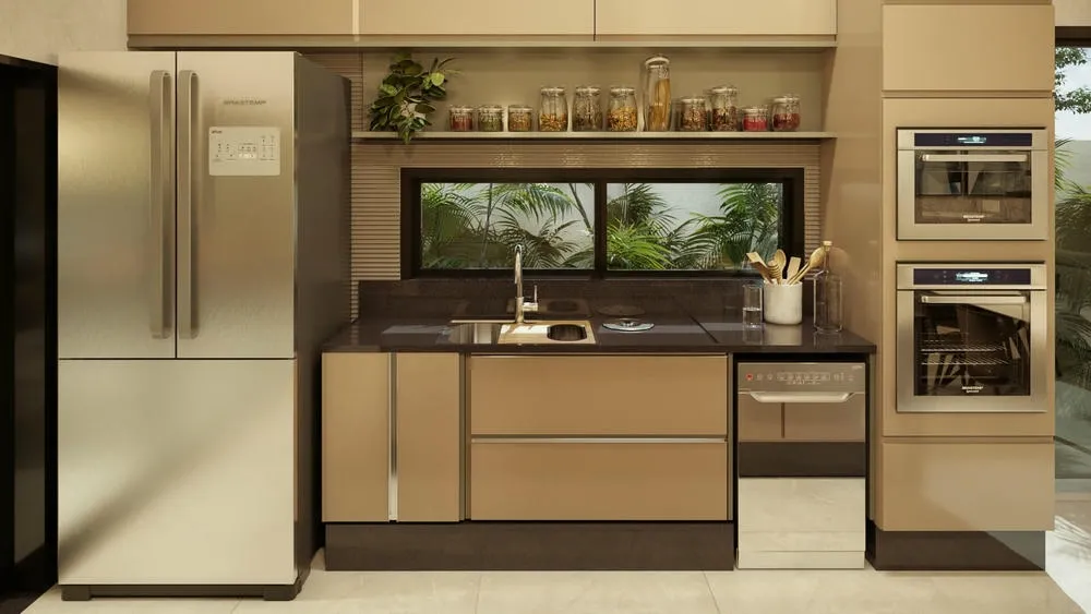 Trend of integrated appliances in a planned kitchen, creating a uniform and elegant look in the Toronto Project.