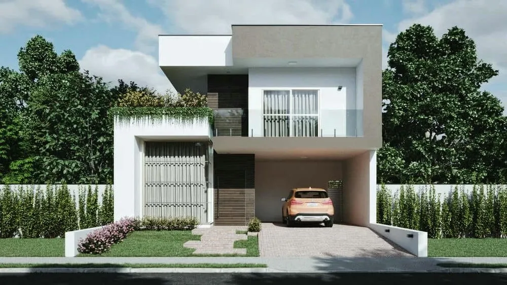 Plano de planta del nivel superior del Proyecto Florencia, con la suite principal y vestidor.