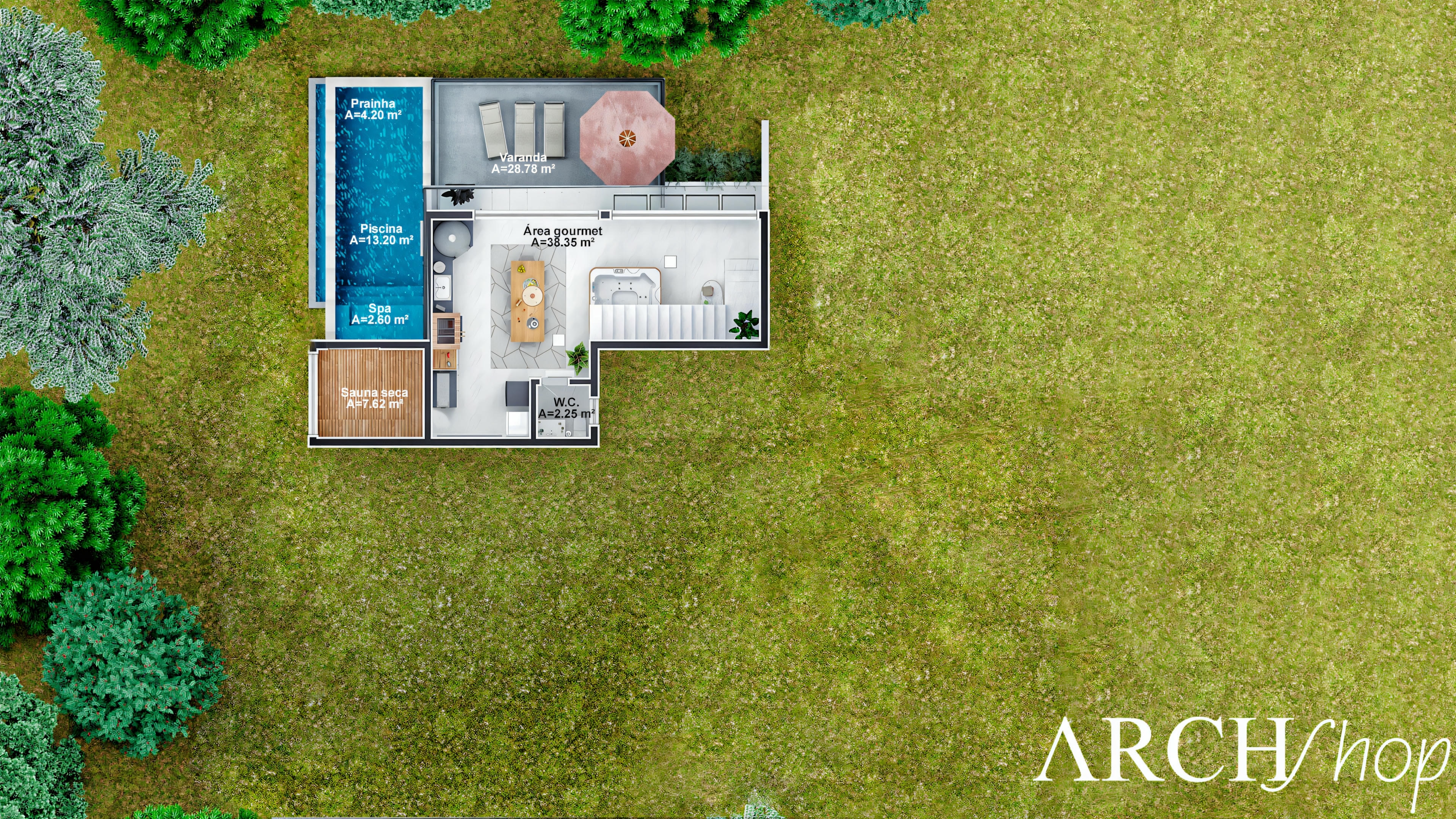 Projeto de arquitetura 23x30.