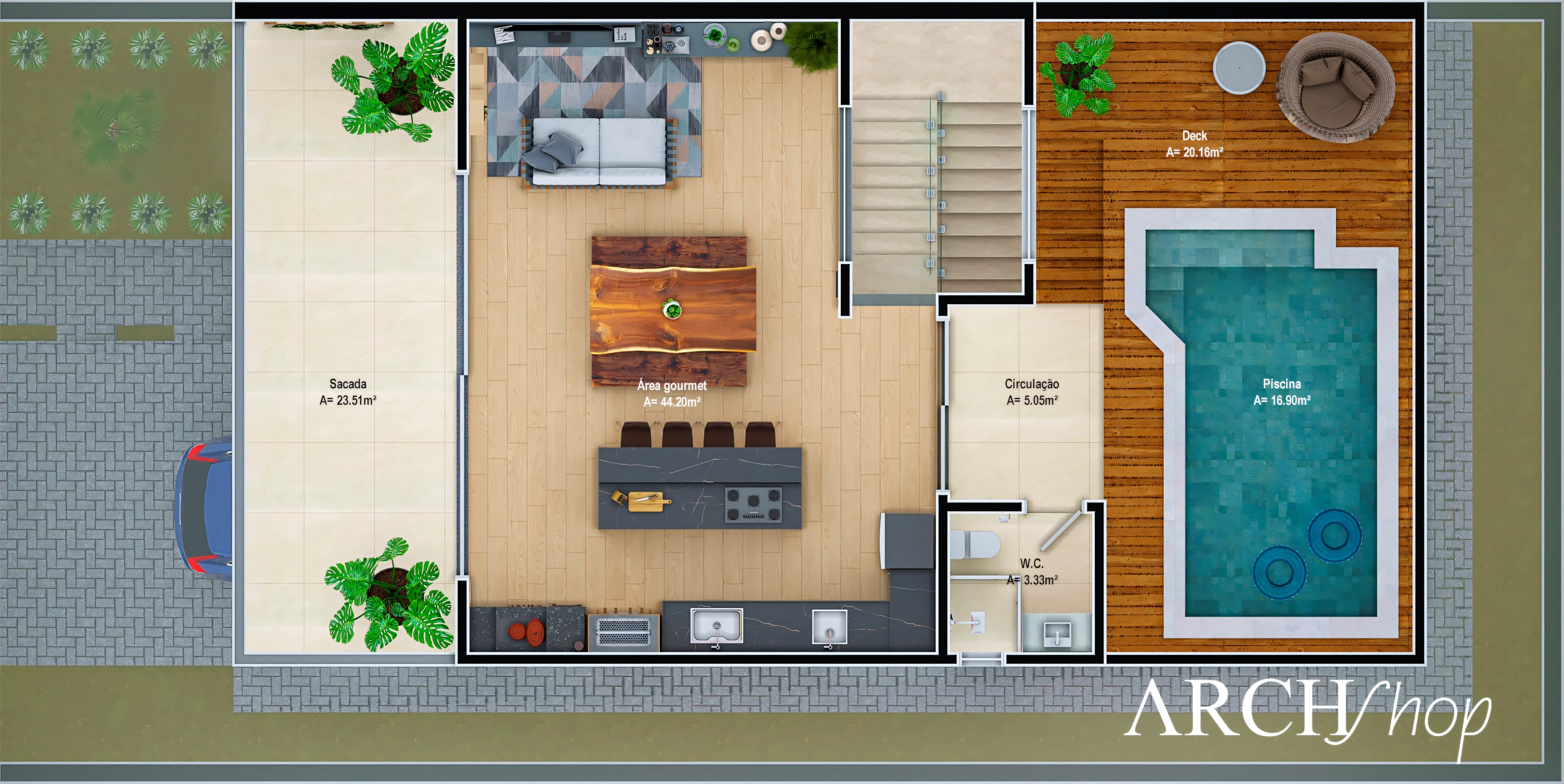 Proyecto de casa 10x20.