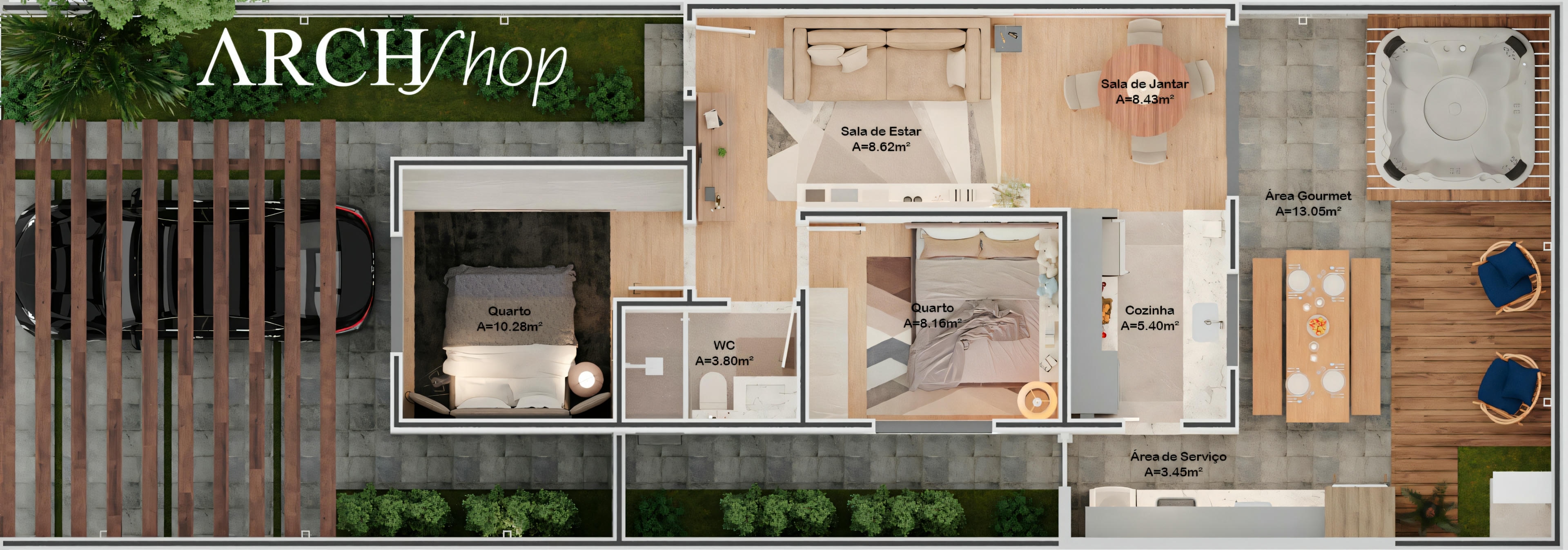 Proyecto de casa 7x20.
