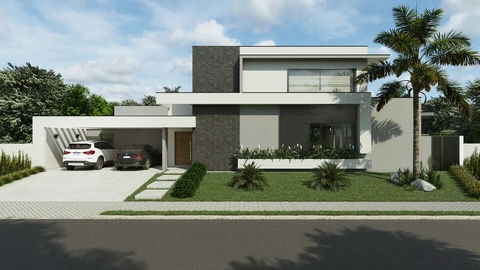 Proyecto residencial con 4 suites y cancha deportiva.