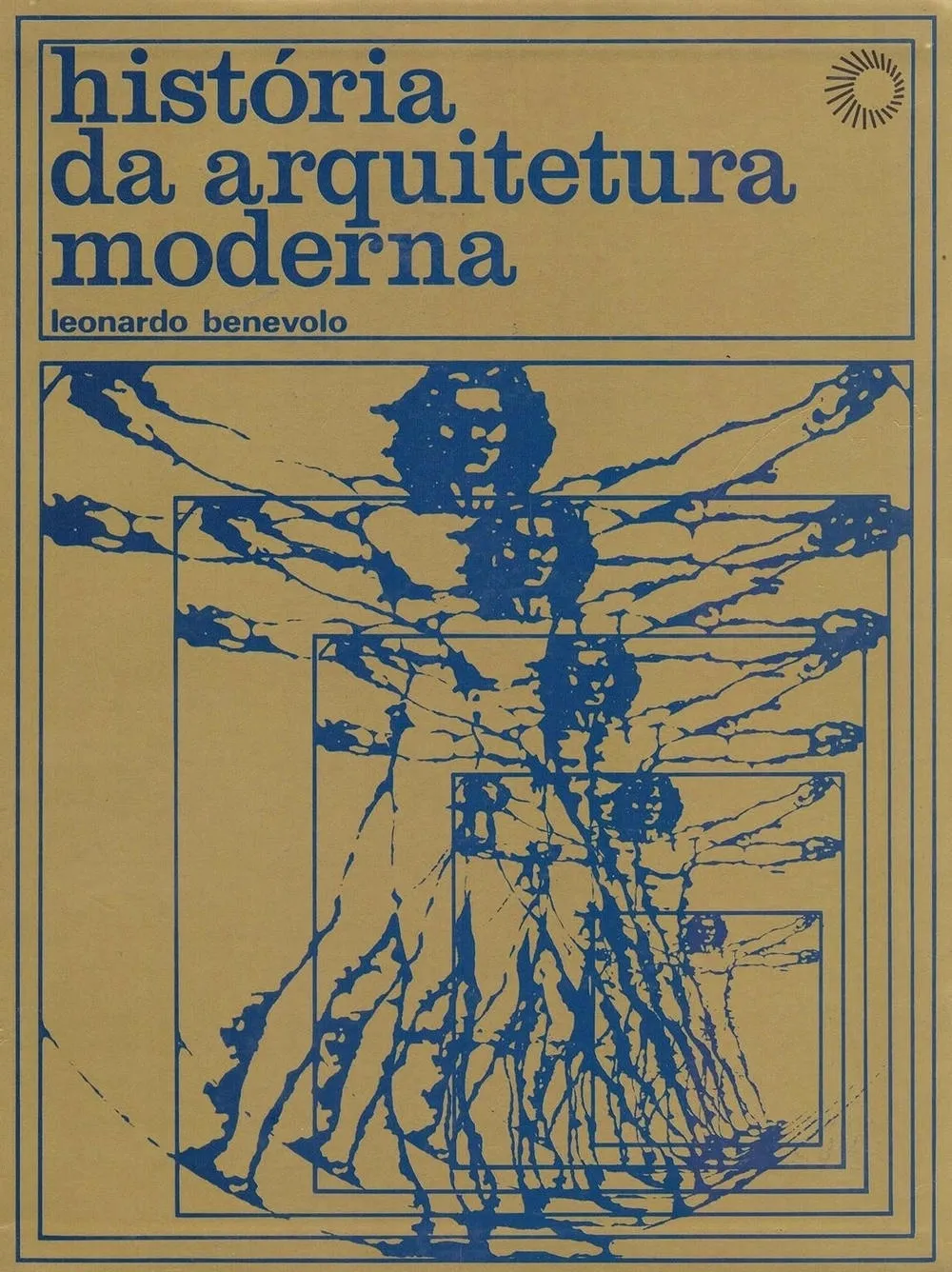 Capa do livro 'História da arquitetura moderna' de Leonardo Benevolo.