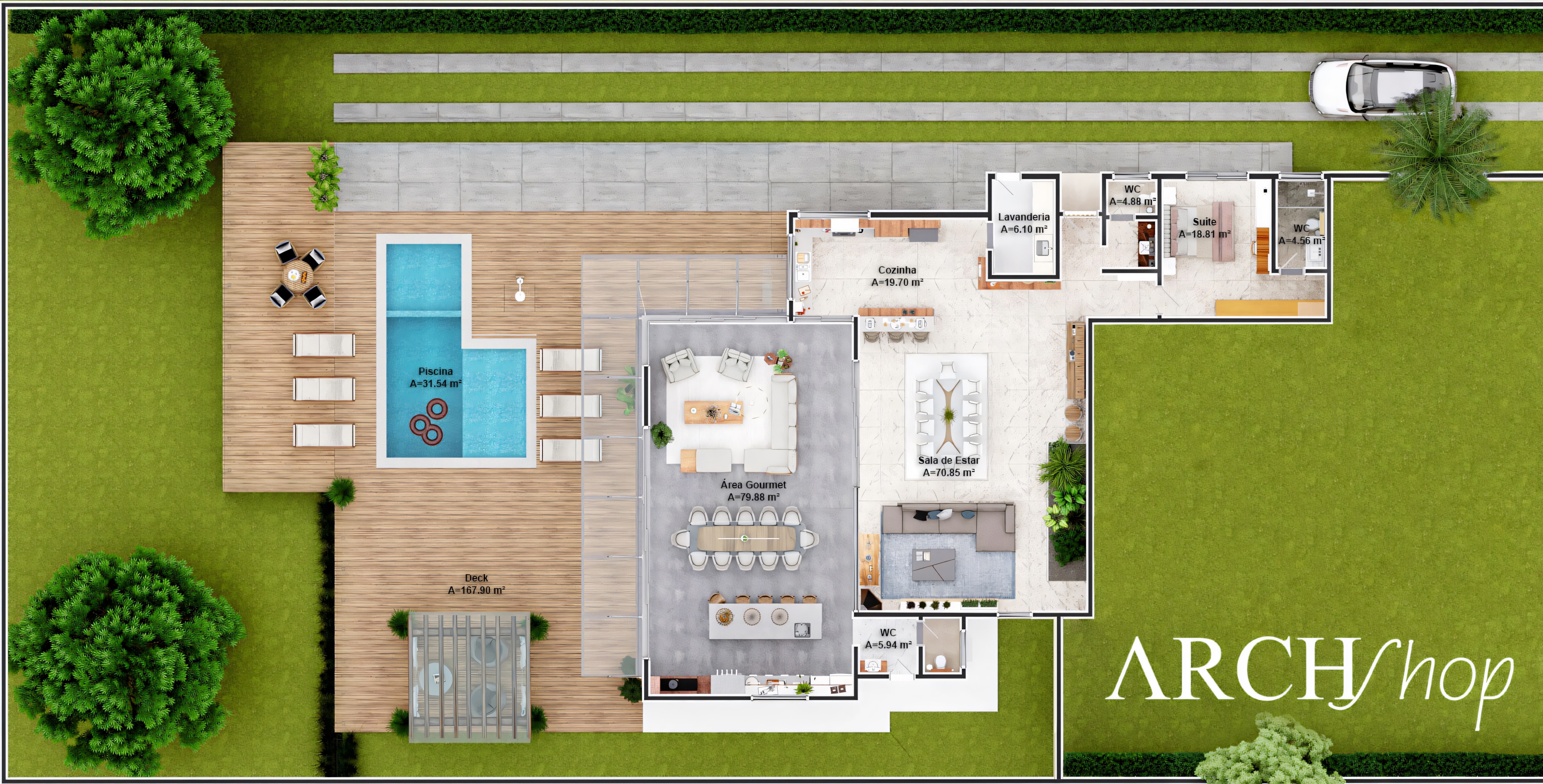 Residential project 25x50.